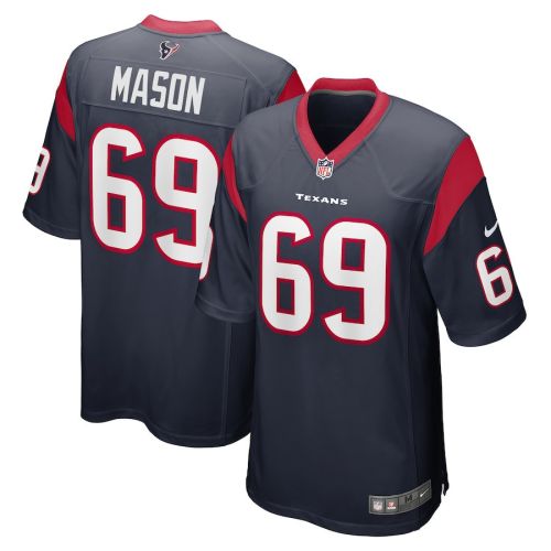 Shaq Mason 69 Houston Texans Men's Game Jersey - Navy