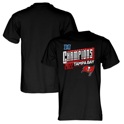 Tampa Bay Buccaneers 2022 NFC Conference Champions Kick T-Shirt - Black