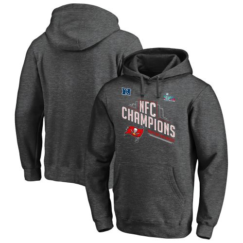 Tampa Bay Buccaneers NFC Conference Champions Grey Pullover Hoodie