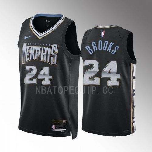 Memphis Grizzlies Dillon Brooks 24 2022-23 City Edition Black Jersey Swingman