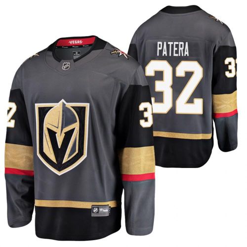 Men Vegas Golden Knights Jiri Patera 32 Home Breakaway Player Black Jersey Jersey