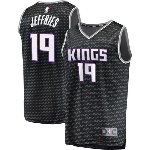 Daquan Jeffries Sacramento Kings Fast Break Player Jersey - Statement Edition - Black