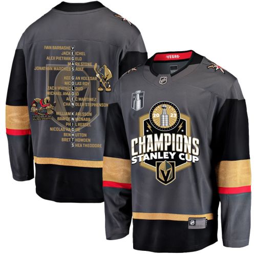 Vegas Golden Knights Journey to 2023 Stanley Cup Glory Men Jersey - Black