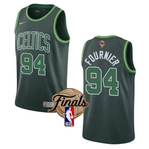 Boston Celtics Evan Fournier Swingman 94 Final 2022 Men Jersey Earned Green