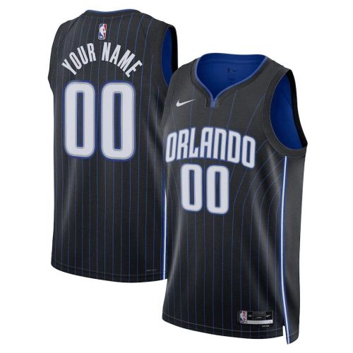 Orlando Magic Custom 00 Men 2022/23 Swingman Jersey Black - Icon Edition