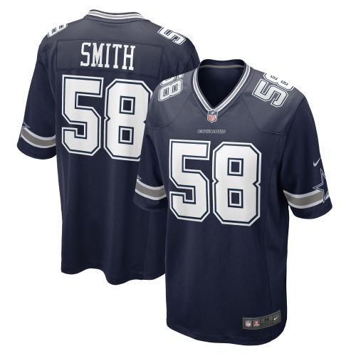 Mazi Smith 58 Dallas Cowboys 2023 NFL Draft Game Jersey - Navy