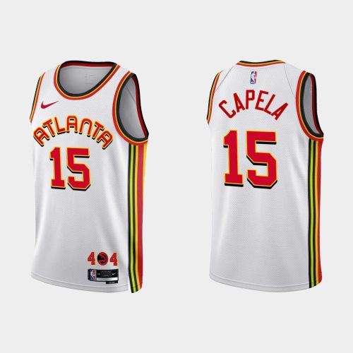 Atlanta Hawks Clint Capela 15 2022-23 Association Edition White Men Jersey