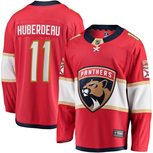 Men's Jonathan Huberdeau Red Florida Panthers Home Premier Breakaway Player Jersey Jersey