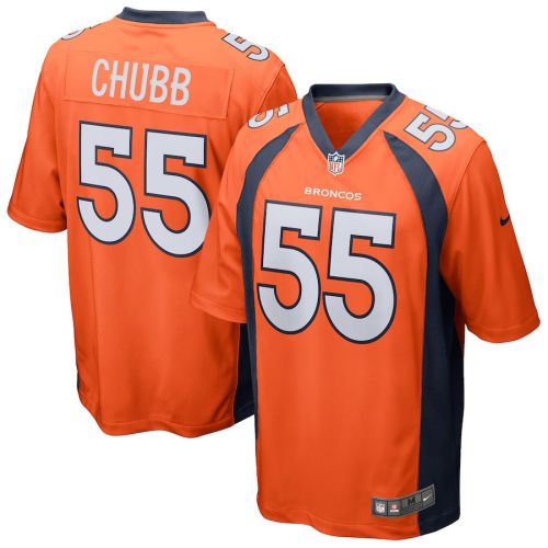 Bradley Chubb 55 Denver Broncos Men Game Jersey - Orange