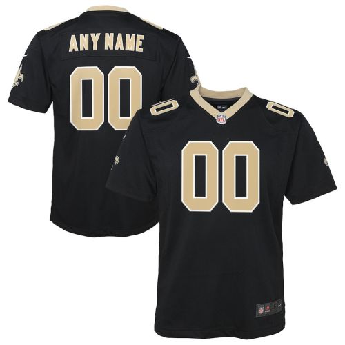 New Orleans Saints Custom Game YOUTH Jersey - Black