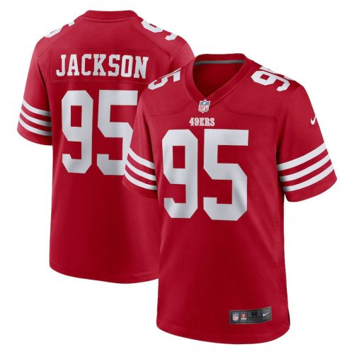 Drake Jackson San Francisco 49ers Game Player Jersey - Scarlet