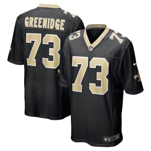 Ethan Greenidge 73 New Orleans Saints Men's Game Jersey - Black