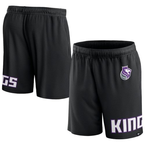 Sacramento Kings Black Free Throw Mesh Shorts - Men