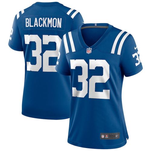 Julian Blackmon 32 Indianapolis Colts Women Game Jersey - Royal