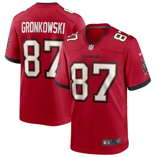 Rob Gronkowski 87 Tampa Bay Buccaneers Game Jersey - Red