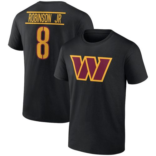 Brian Robinson Jr. 8 Washington Commanders Unisex T-Shirt - Black