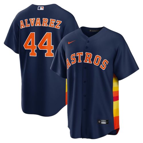 Yordan Álvarez 44 Houston Astros Alternate Men Jersey - Navy