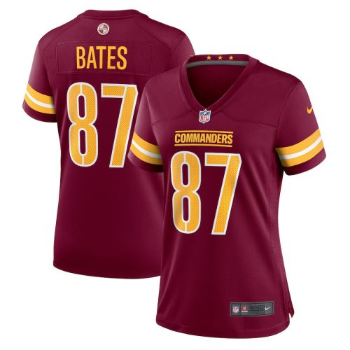 John Bates 87 Washington Commanders Women Game Jersey - Burgundy