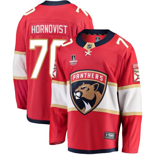 Florida Panthers Patric Hornqvist 70 Home 2023 Stanley Cup Final Breakaway Men Jersey - Red