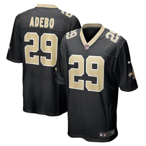 Paulson Adebo 29 New Orleans Saints Men Game Jersey - Black