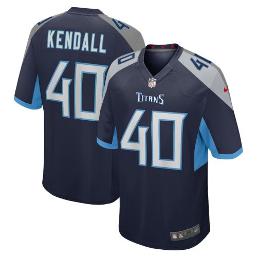 Anthony Kendall 40 Tennessee Titans Men Team Game Jersey - Navy