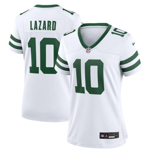 Allen Lazard 10 New York Jets Women's Player Game Jersey - White