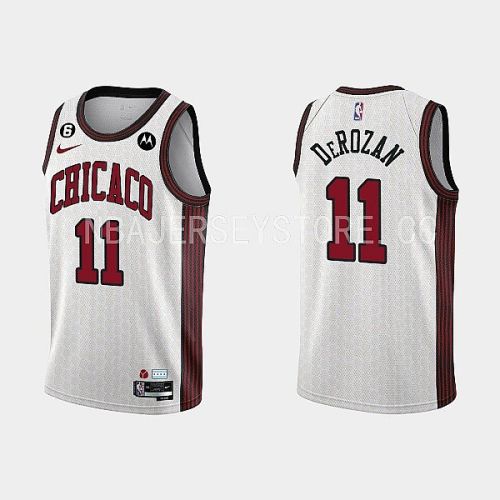 Chicago Bulls 11 DeMar DeRozan 2022-23 City Edition White Men Jersey