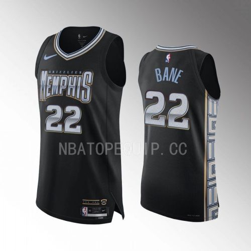 Desmond Bane 22 Memphis Grizzlies 2022-23 City Edition Jersey Black