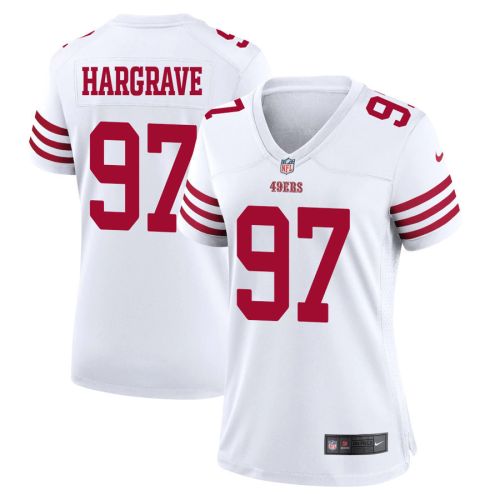 Javon Hargrave 97 San Francisco 49ers Women Game Jersey - White