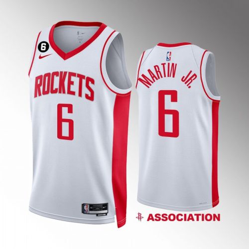 Houston Rockets Kenyon Martin Jr. 6 2022-23 Association Edition White Jersey Swingman