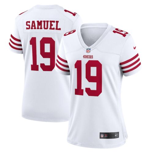 Deebo Samuel 19 San Francisco 49ers Women Jersey - White