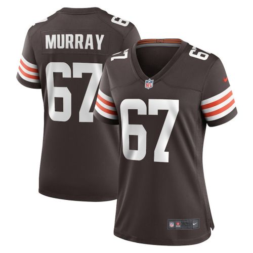 Justin Murray 67 Cleveland Browns Game Women Jersey - Brown