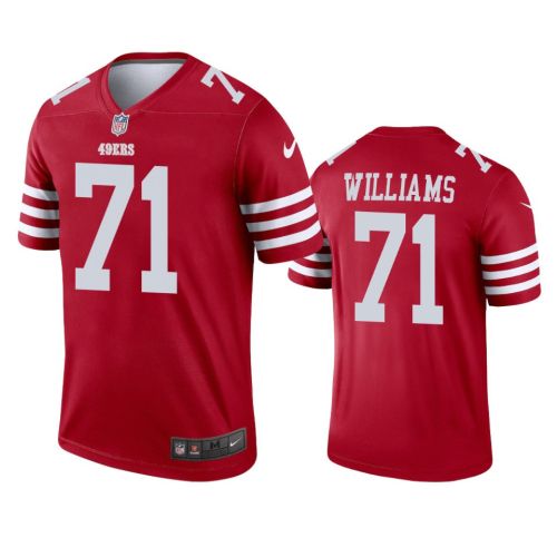 San Francisco 49ers 71 Trent Williams 2022-23 Legend Scarlet Jersey - Men's