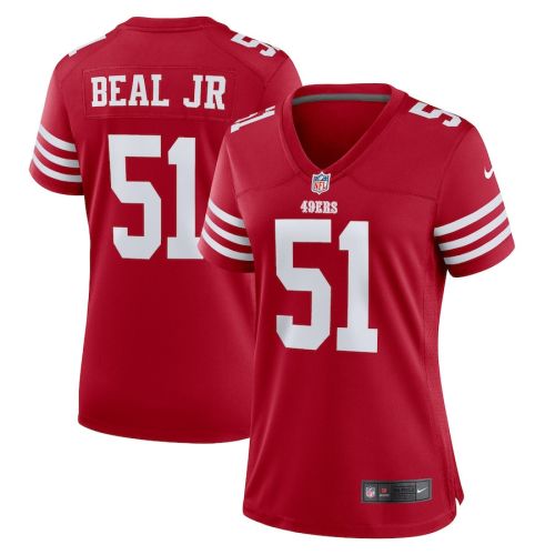 Robert Beal Jr 51 San Francisco 49ers Women Game Jersey - Scarlet