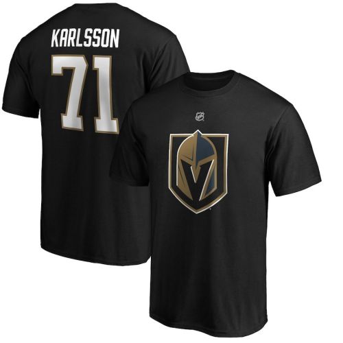 William Karlsson 71 Vegas Golden Knights Stack T-Shirt - Black