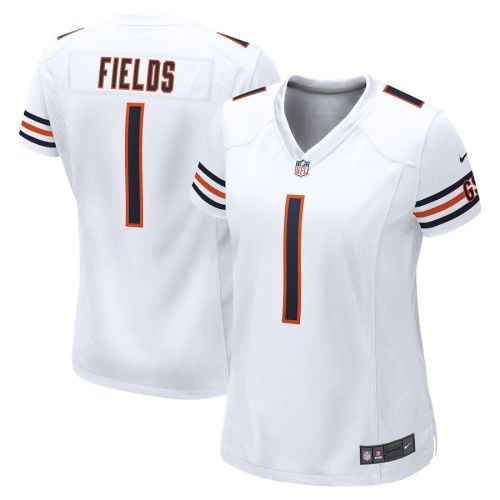 Justin Fields 1 New York Giants Women Game Jersey - White