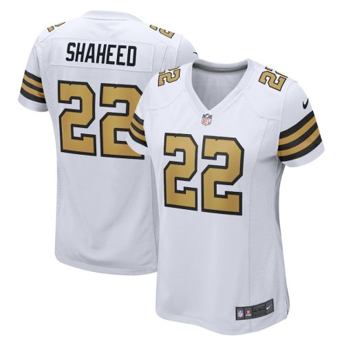 Rashid Shaheed 22 New Orleans Saints Women Alternate Game Jersey - White