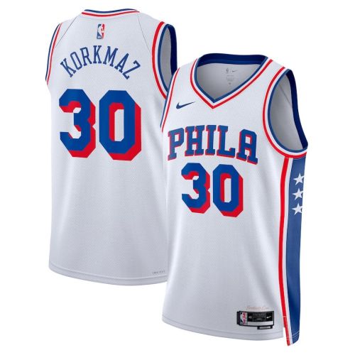 Furkan Korkmaz 30 Philadelphia 76ers 2023/24 Swingman Jersey - Association Edition - White