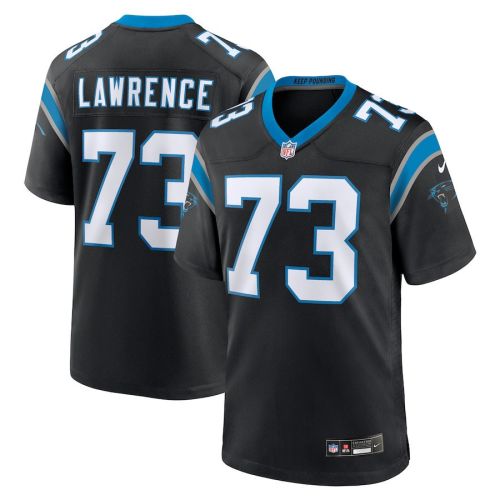 Rashard Lawrence 73 Carolina Panthers Game Men Jersey - Black