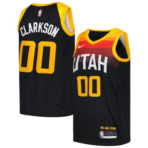 Jordan Clarkson 00 Utah Jazz Swingman Men Jersey - City Edition - Black