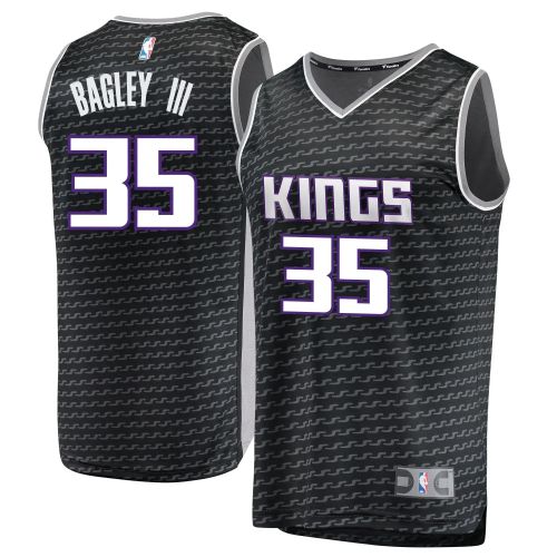 Marvin Bagley Iii Sacramento Kings Fast Break Jersey Black - Statement Edition