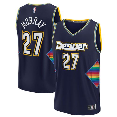 Jamal Murray Denver Nuggets Fast Break Jersey - City Edition - Navy Jersey