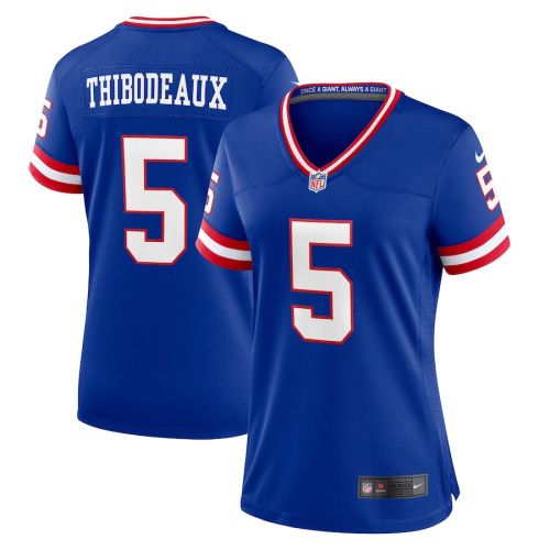 Kayvon Thibodeaux 5 New York Giants Women's Classic Player Game Jersey - Royal