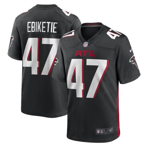 Arnold Ebiketie 47 Atlanta Falcons Men Game Jersey - Black