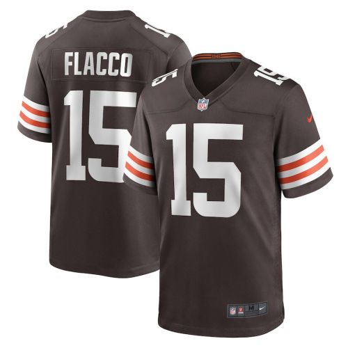 Joe Flacco 15 Cleveland Browns Game Men Jersey - Brown