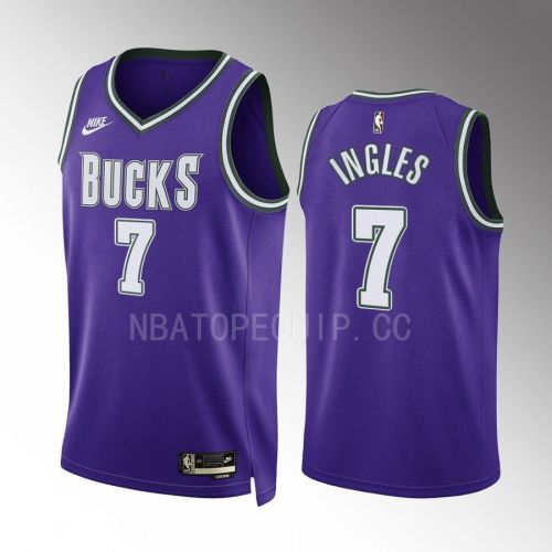 Joe Ingles 7 Milwaukee Bucks Purple Classic Edition Jersey 2022-23 Swingman