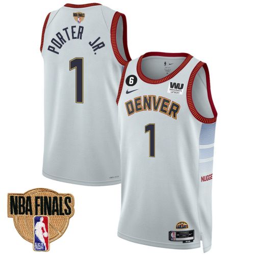 Michael Porter Jr. 1 Denver Nuggets Final Champions 2023 Swingman Jersey - White