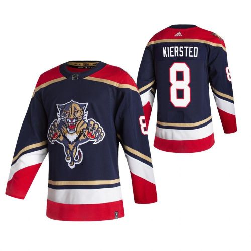 Florida Panthers 8 Matt Kiersted 2023 Reverse Retro Blue Jersey Jersey