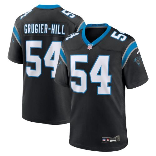 Kamu Grugier-Hill 54 Carolina Panthers Men Game Jersey - Black