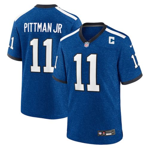 Michael Pittman Jr. 11 Indianapolis Colts Indiana Nights Alternate Game Men Jersey - Royal